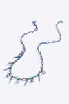 Colorful Multi-Charm Necklace Necklaces - Tophatter Daily Deals
