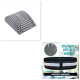 Back Stretcher Pillow Neck Lumbar Support Massager For Neck Waist Back Sciatica Herniated Disc Pain Relief Massage Relaxation Grey SetA 0 - Tophatter Daily Deals