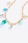 18K Gold Plated Multi-Charm Necklace Necklaces - Tophatter Daily Deals