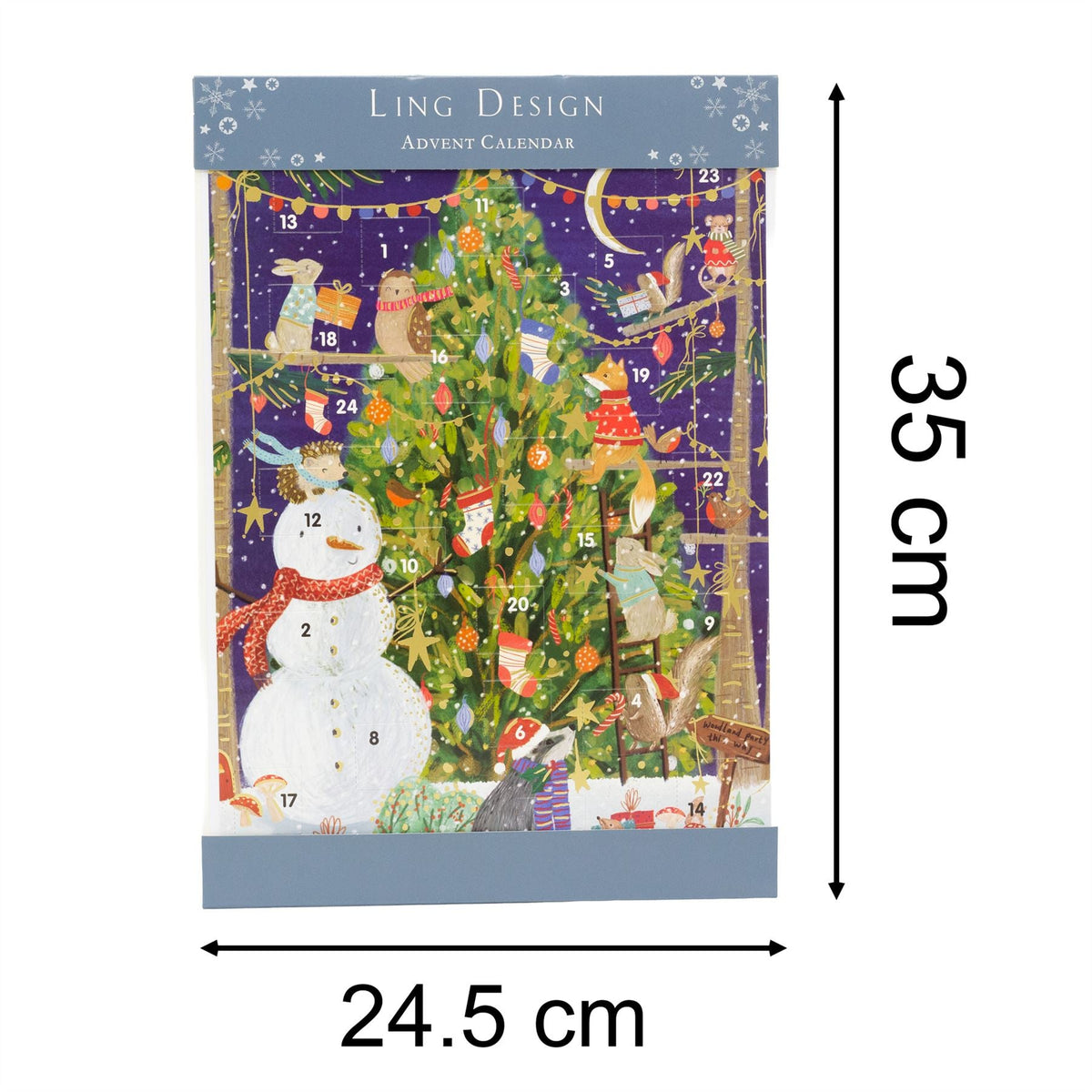 Decorating the Tree Christmas Advent Calendar | Snowman Advent Calendar Advent Calendar - Tophatter Daily Deals