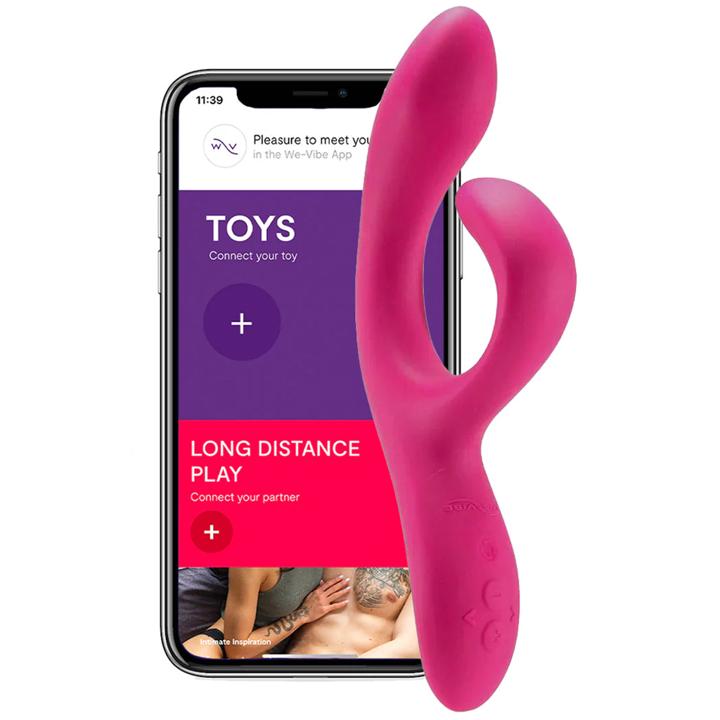 We-Vibe Nova 2 Rabbit Vibe in Fuchsia Vibrators > Rabbit Vibrators - Tophatter Daily Deals