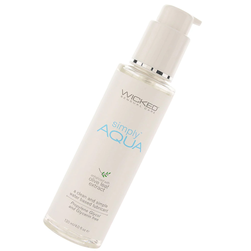 Simply Aqua Lube 4oz / 120ml - Tophatter's Adult Products Lubes and Lotions > Water Based Sex Lubes - Tophatter Daily Deals