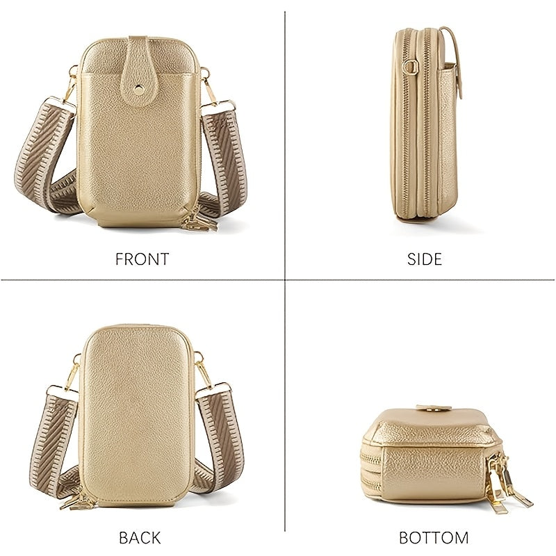 Phone Crossbody Bag with 8 Card Slots and Wide Adjustable Strap Handbags & Wallets - Tophatter Daily Deals