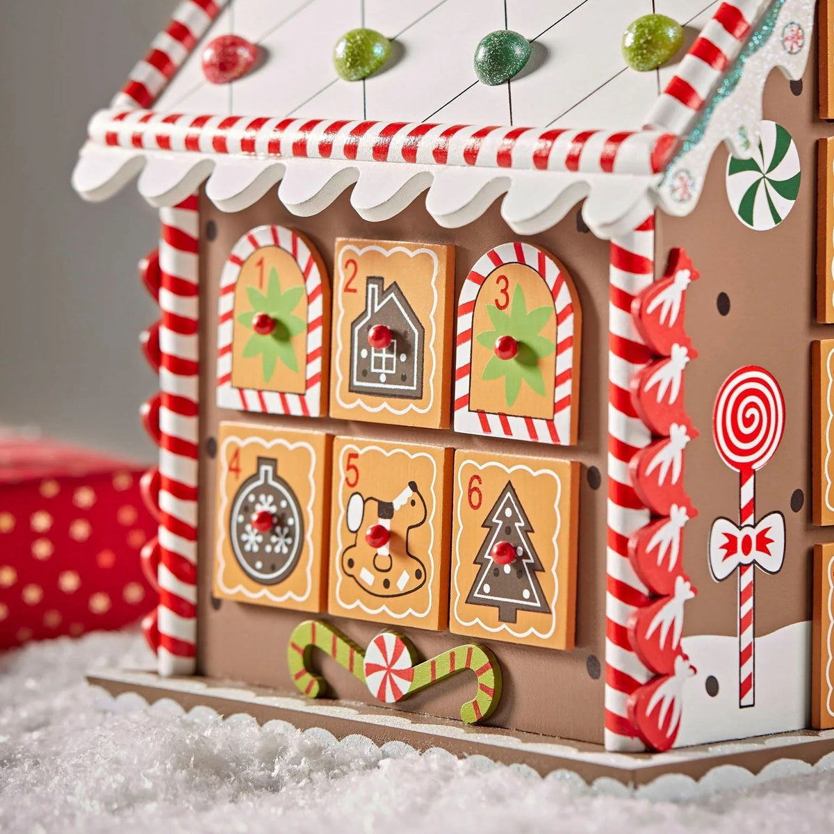 Gingerbread House Advent Calendar | Fill Your Own Christmas Advent Calendar 27cm Advent Calendar - Tophatter Daily Deals