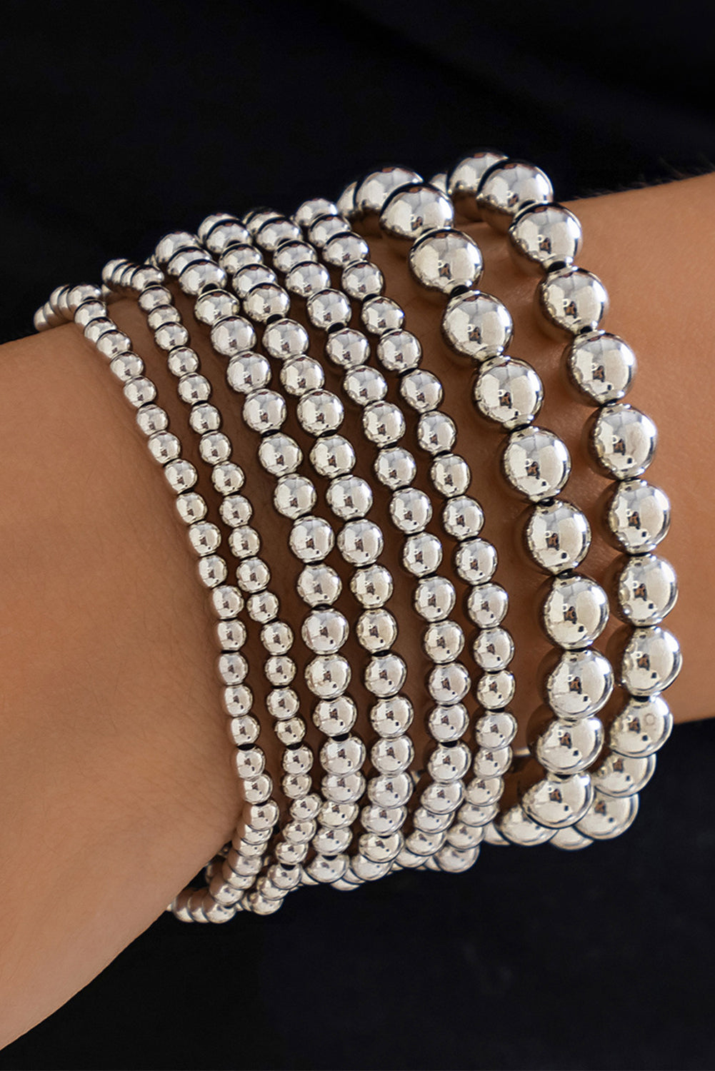 White Multi Layered Pearl Beaded Bracelet Bracelets - Tophatter Daily Deals