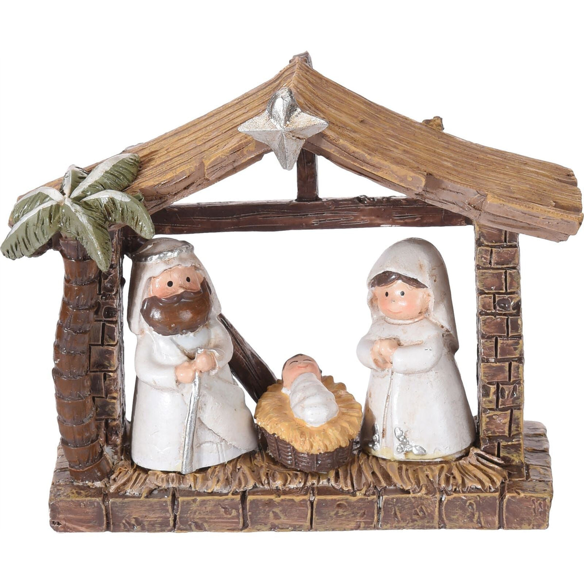Mini Christmas Nativity Scene | Nativity Set with Baby Jesus, Mary & Joseph Nativity Set - Tophatter Daily Deals