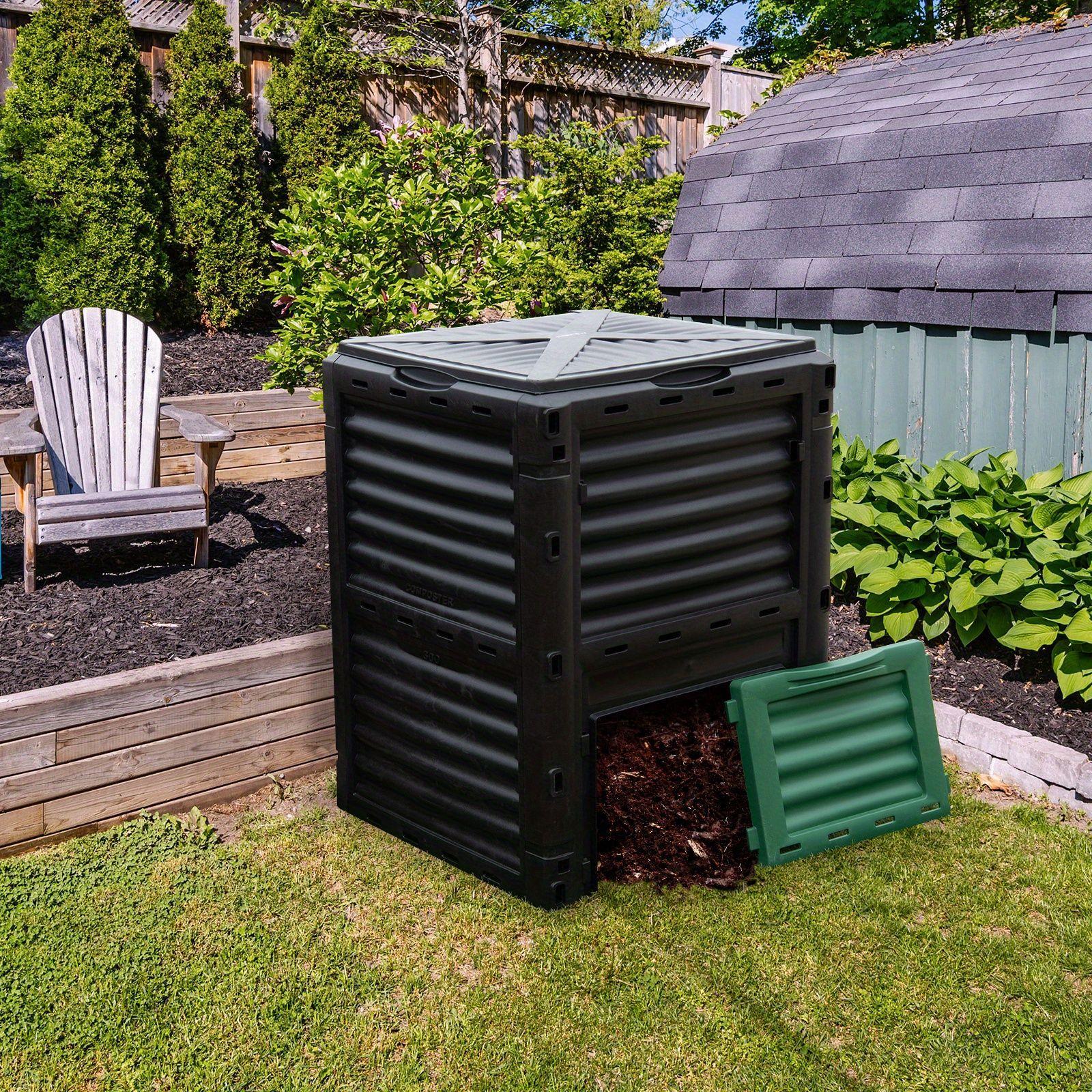 Garden Compost Bin with Rotate Function Composters - Tophatter Daily Deals