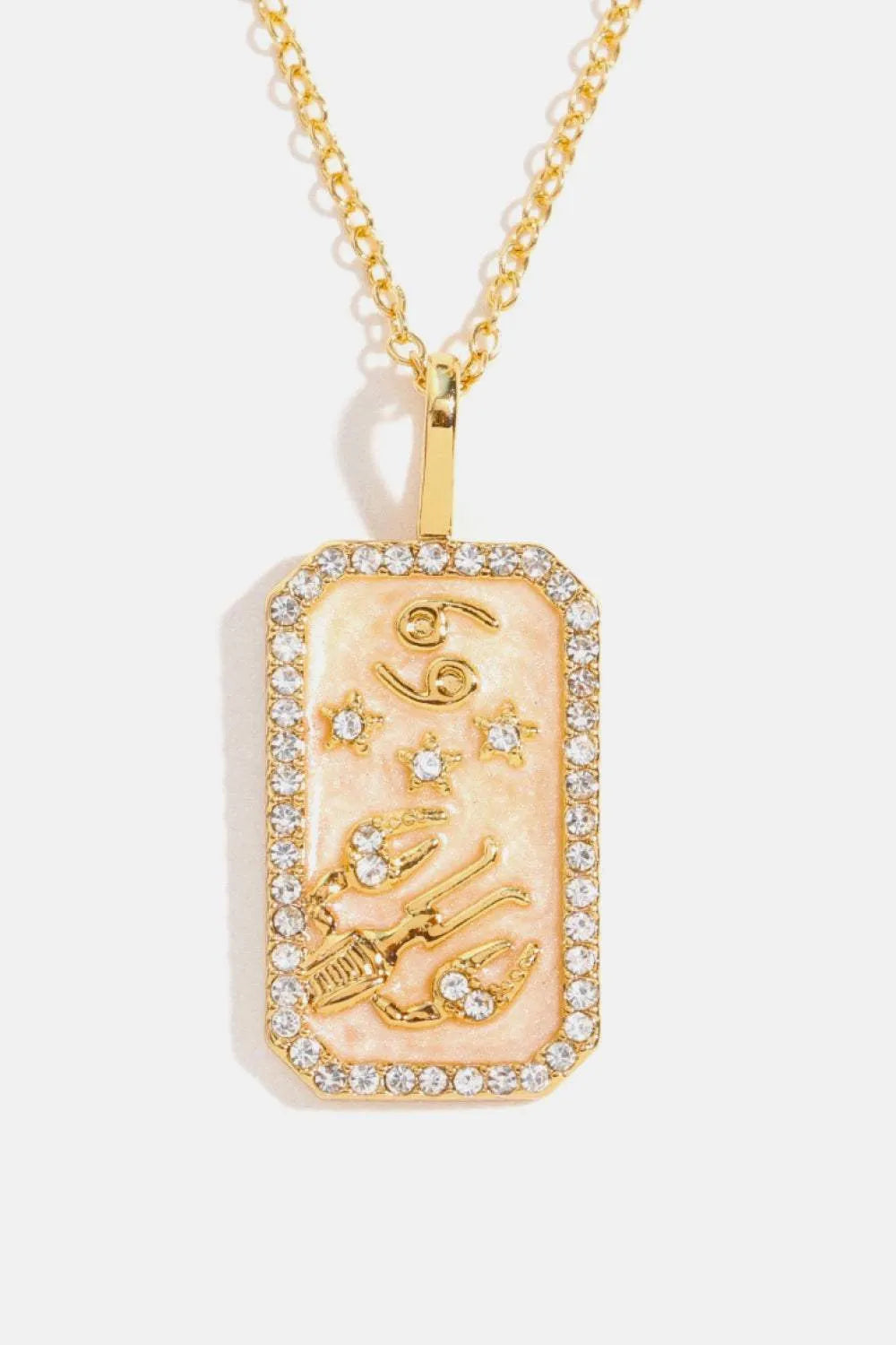 Rhinestone Constellation Pendant Copper Necklace Necklaces - Tophatter Daily Deals