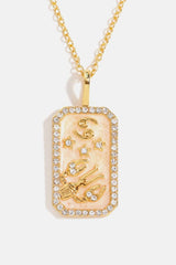 Rhinestone Constellation Pendant Copper Necklace Necklaces - Tophatter Daily Deals