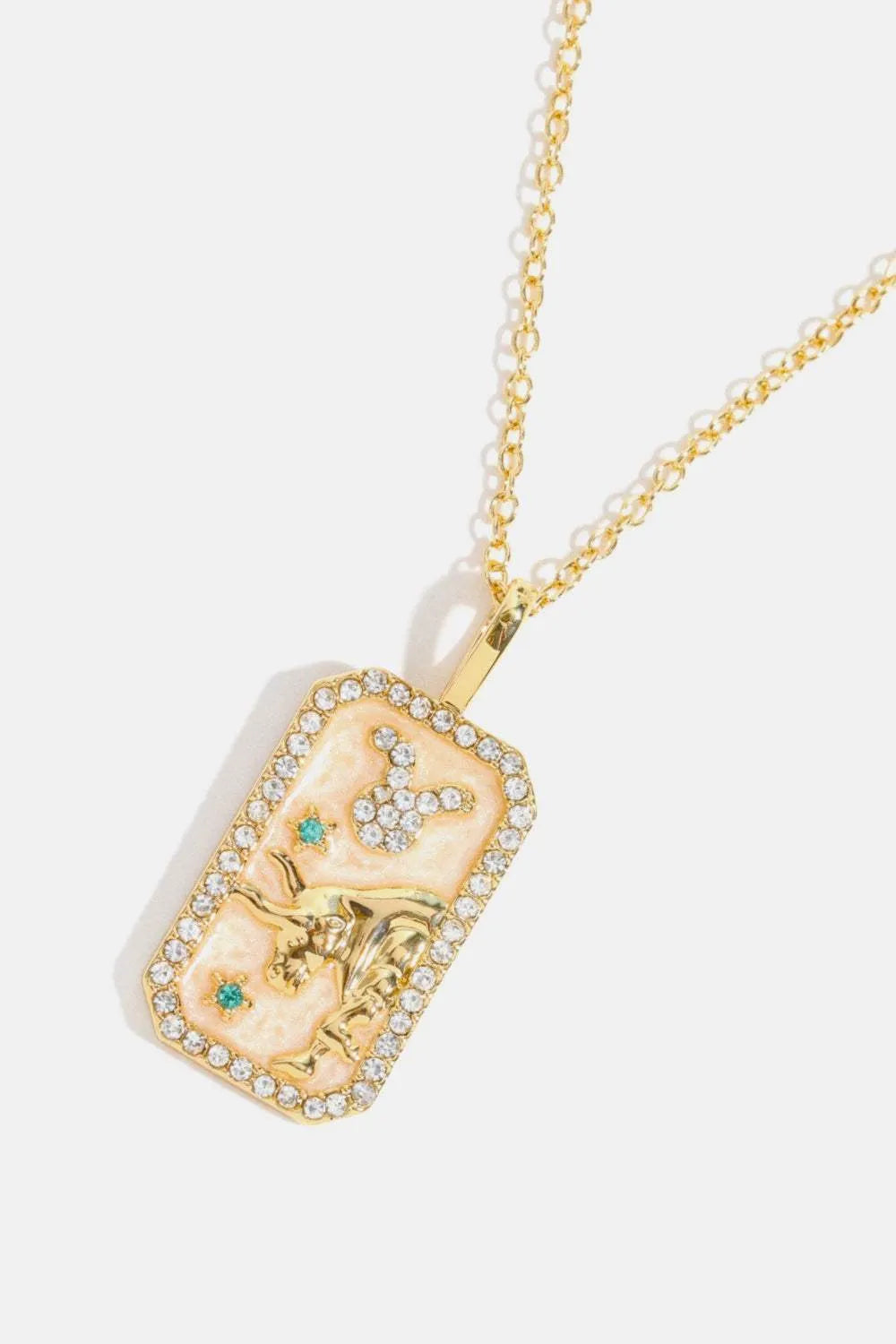 Rhinestone Constellation Pendant Copper Necklace Necklaces - Tophatter Daily Deals