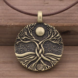 Ancient Moon World Tree Pendant European And American Fashion Jewelry Ancient bronze 0 - Tophatter Daily Deals