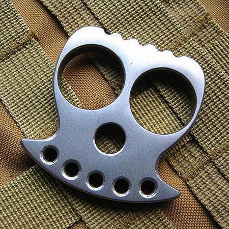 9cr13mov Stainless Steel Skull Self Defense Keychain Brass Knuckles - Tophatter Daily Deals