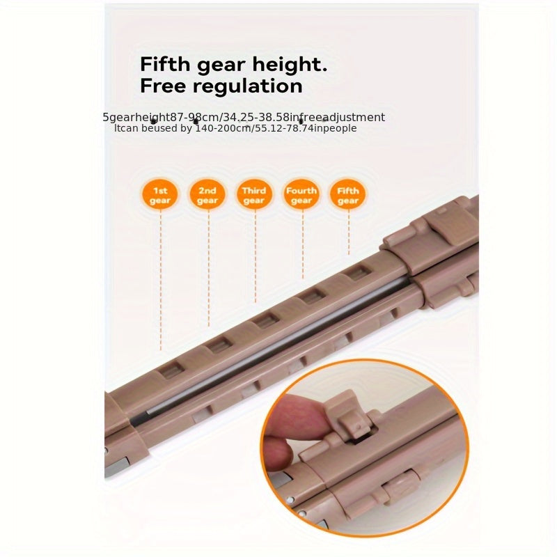 Portable Trekking Pole with Seat and Lock Camping & Hiking - Tophatter Daily Deals