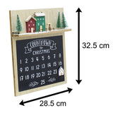 Wooden Christmas Advent Calendar Plaque Magnetic House Calendar | 25 Day Countdown To Christmas Calendar Sign | Reusable Xmas Advent Calendars Advent Calendar - Tophatter Daily Deals
