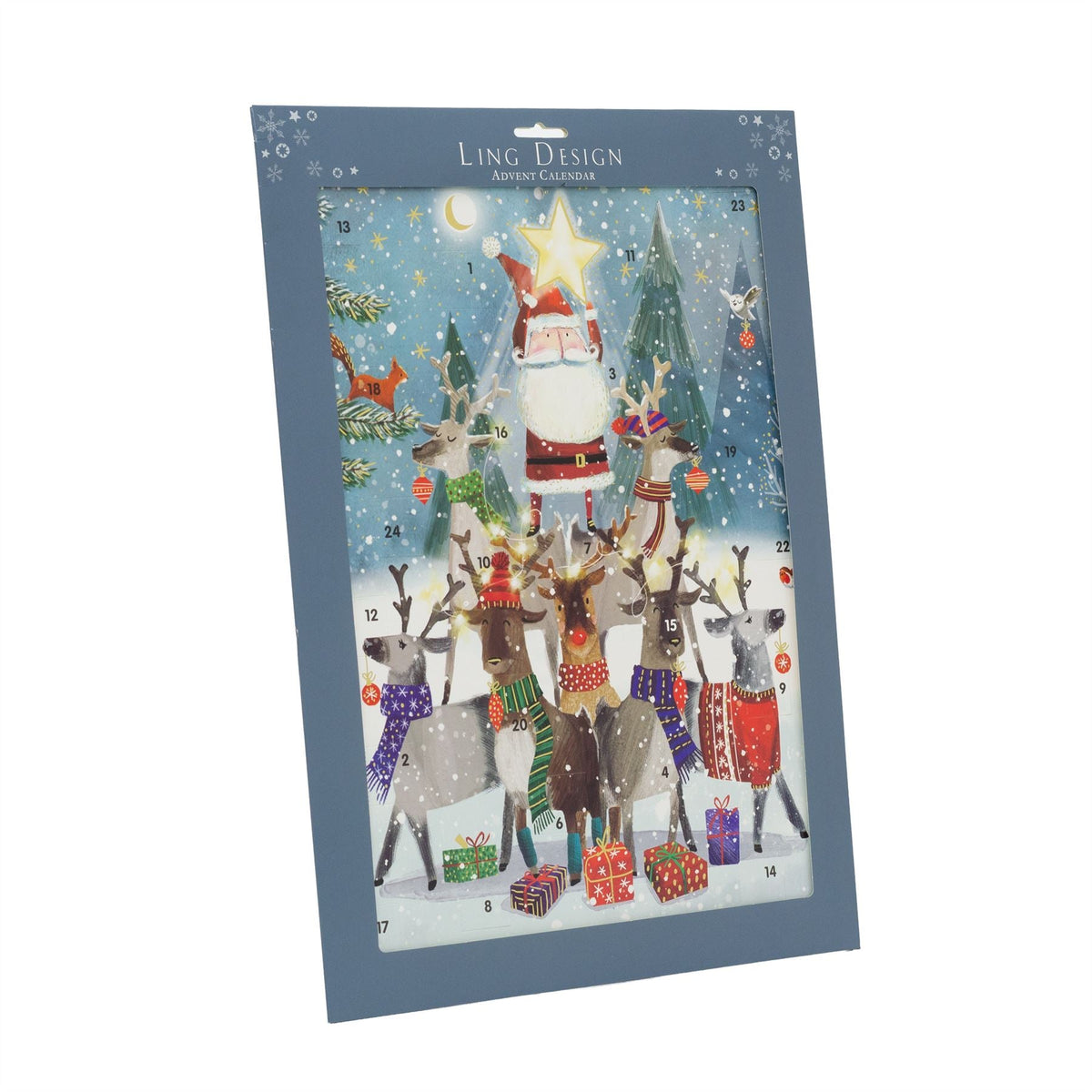 Santa's Helpers Christmas Advent Calendar | Reindeer Advent Calendar - 41cm Advent Calendar - Tophatter Daily Deals