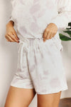 Double Take Floral Long Sleeve Top and Shorts Loungewear Set Loungewear Sets - Tophatter Daily Deals