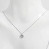 925 Sterling Silver Zircon Pendant Necklace Necklaces - Tophatter Daily Deals