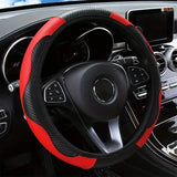 Universal Car Steering Wheel Cover Red Automotive - Tophatter Daily Deals
