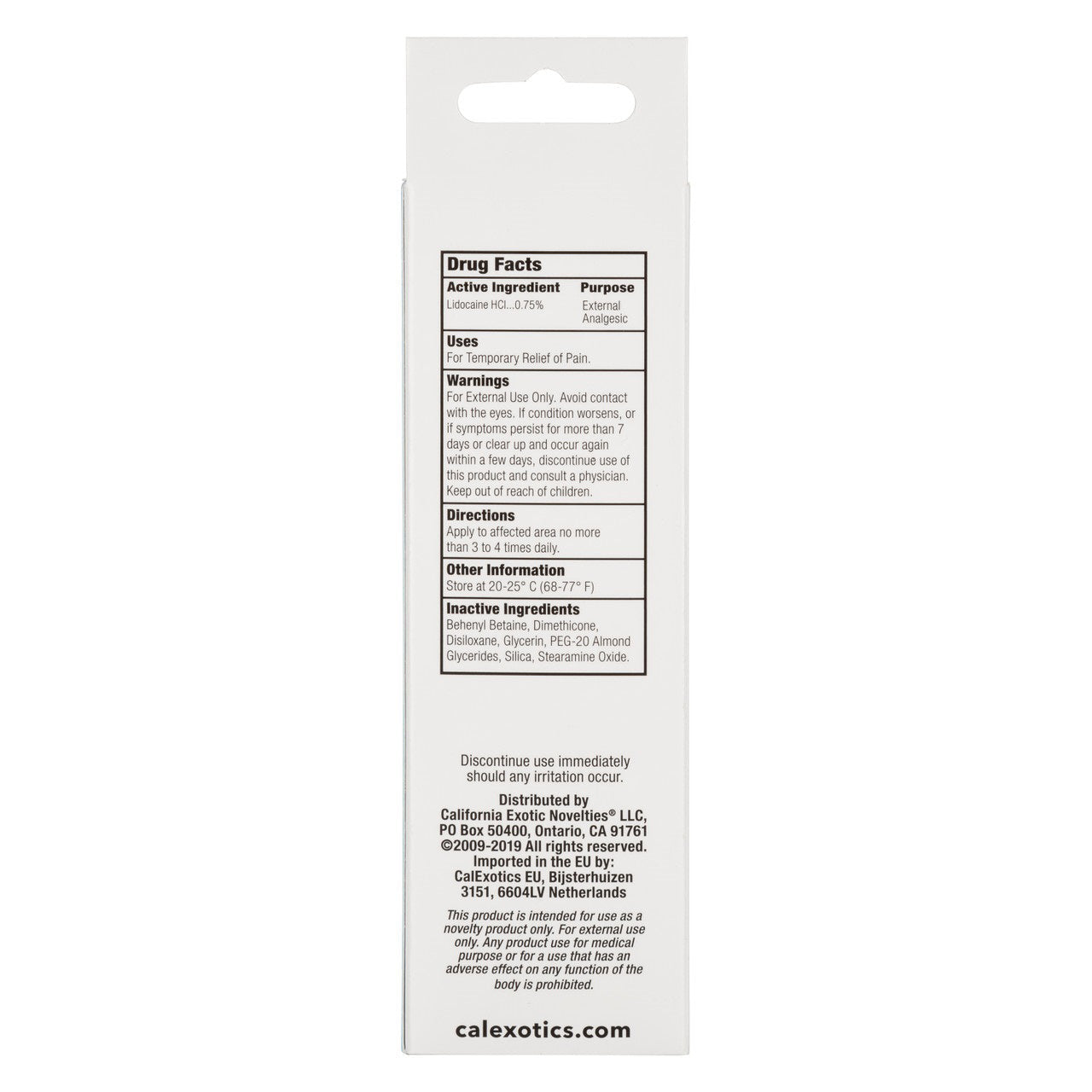 Anal Eze Tube 1.5oz Unscented Desensitizing Gel for Extended Anal Comfort and Pleasure > Lube > Anal - Tophatter Daily Deals