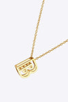 A to J Letter Pendant Nekclace Necklaces - Tophatter Daily Deals