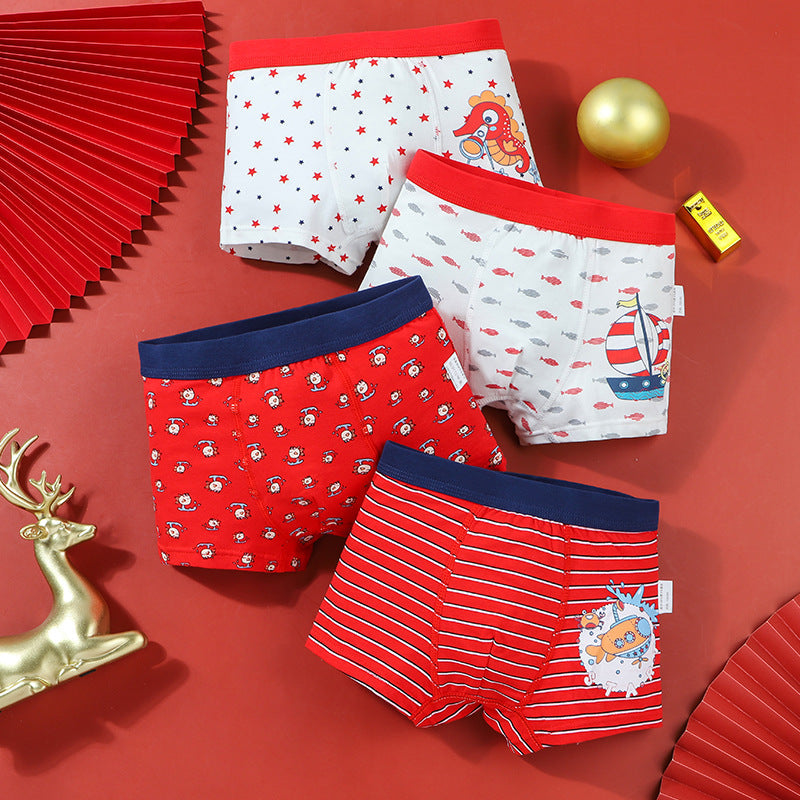 Boys Cartoon Cotton Boxer Shorts Suit Journey to the Stars 0 - Tophatter Daily Deals