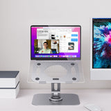 360 Degree Rotating Desktop Office Laptop Stand 0 - Tophatter Daily Deals