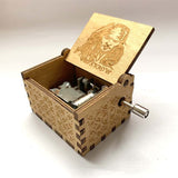Antique Carved Wooden Hand Crank Spirited Away Music Box Christmas Gift Birthday Gift Party Decoration C 0 - Tophatter Daily Deals
