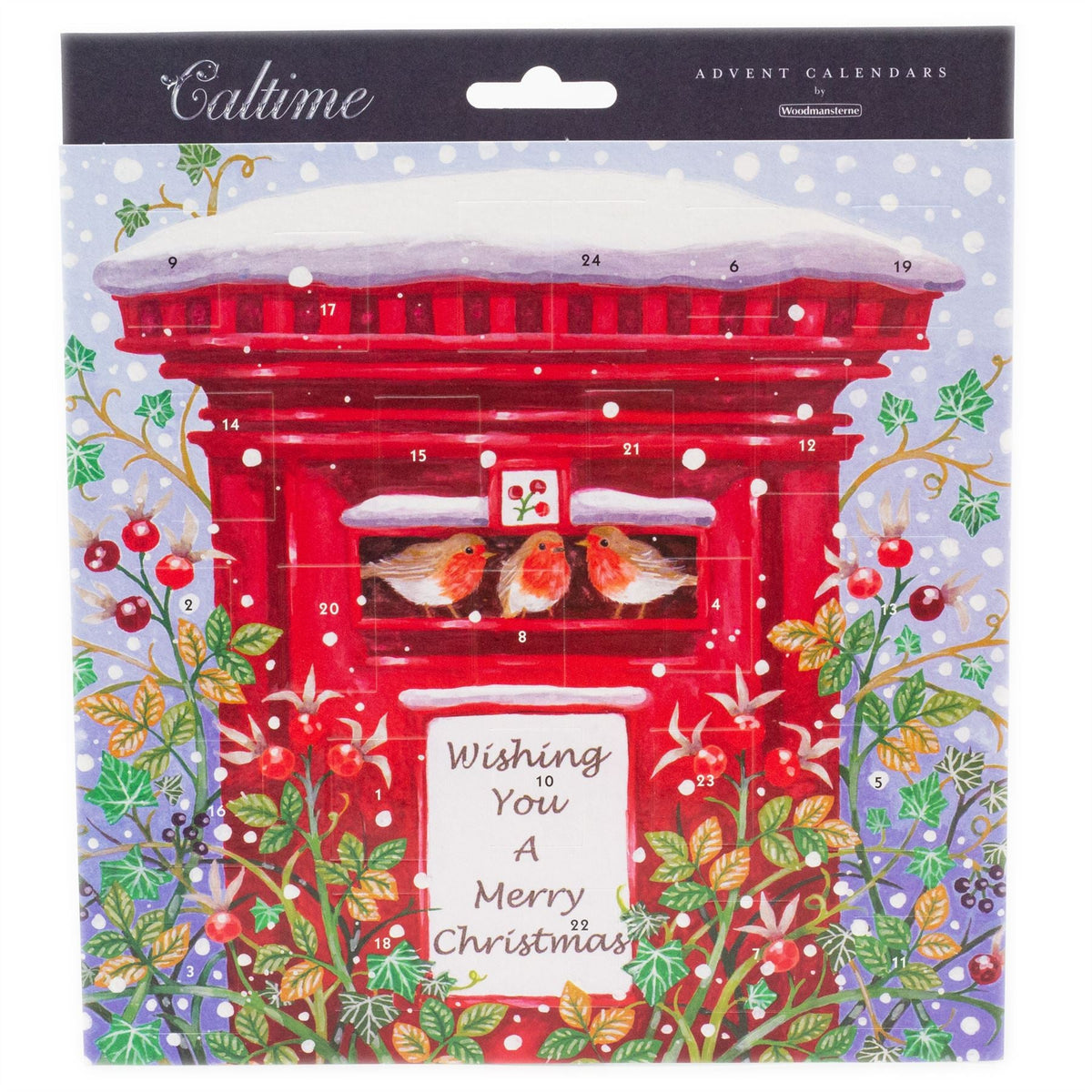 Christmas Advent Calendar Winter Robins | Traditional Picture Advent Calendar Advent Calendar - Tophatter Daily Deals