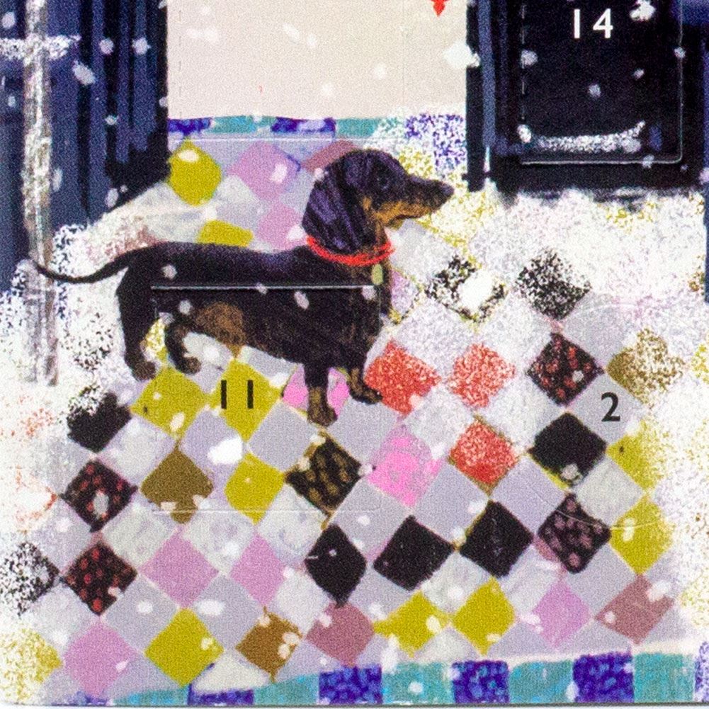The Christmas Gift Shop - Christmas Advent Calendar Greetings Card & Envelope Advent Calendar - Tophatter Daily Deals