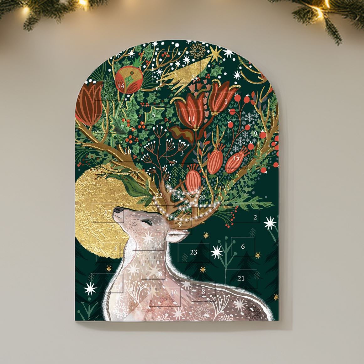 King of the Forest Christmas Advent Calendar | Traditional Advent Calendar Advent Calendar - Tophatter Daily Deals