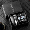 New Suit Men's Quartz Watch Bracelet Gift Set Box Aziel Set Bracelets - Tophatter Daily Deals