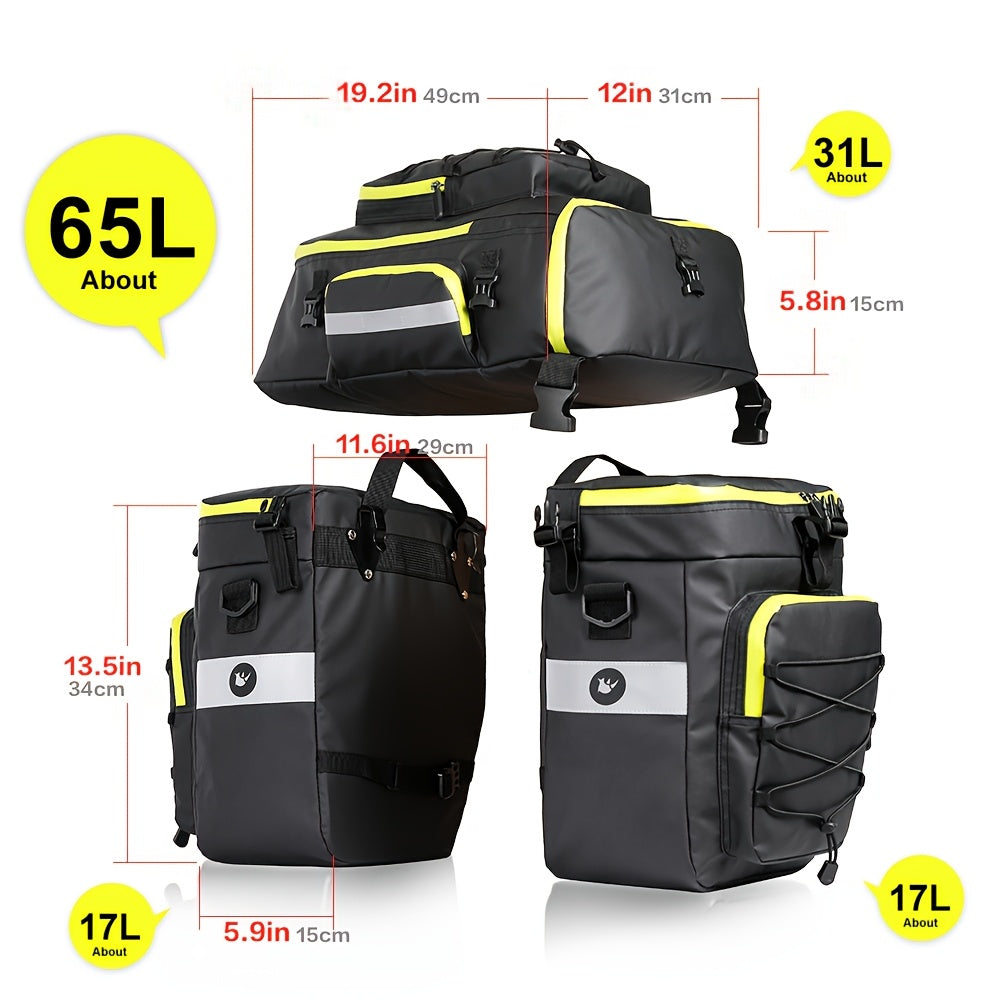 Bike Motorcycle Luggage Storage Bag Sports & Fitness > Bikes & Accessories > Bicycle Bags - Tophatter Daily Deals