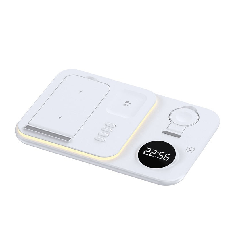 30W Multifunctional Three In One Wireless Magnetic Suction Ivory White Warm Lamp Samsung 0 - Tophatter Daily Deals