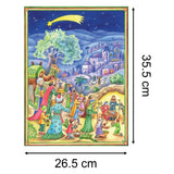 Bethlehem Visit to the Crib | Traditional Christmas Religious Advent Calendar Advent Calendar - Tophatter Daily Deals