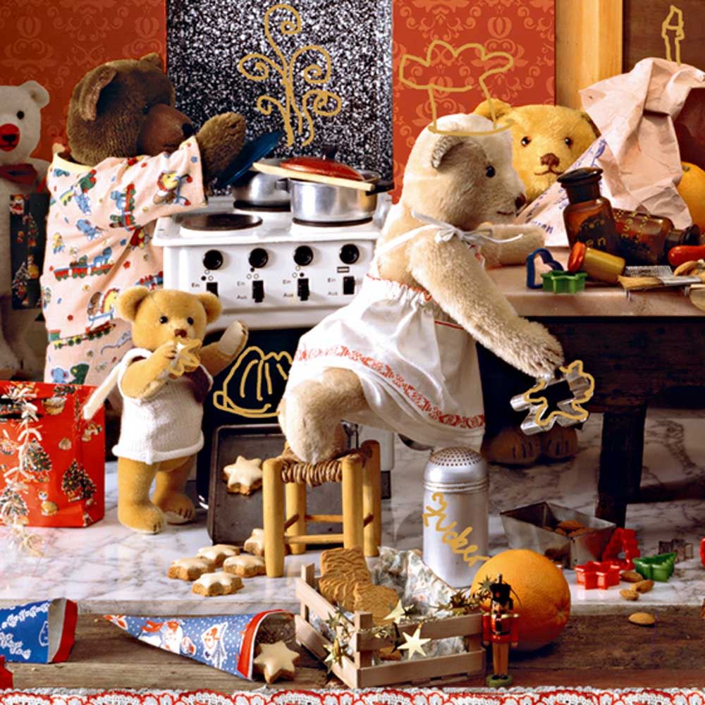 Traditional Christmas Advent Calendar | Teddy Bear Advent Calendar | Christmas Kitchen Picture Advent Calendar Advent Calendar - Tophatter Daily Deals