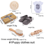 Baby Gift Box Set Bath Towel Toys Puppy clothes set 0 - Tophatter Daily Deals