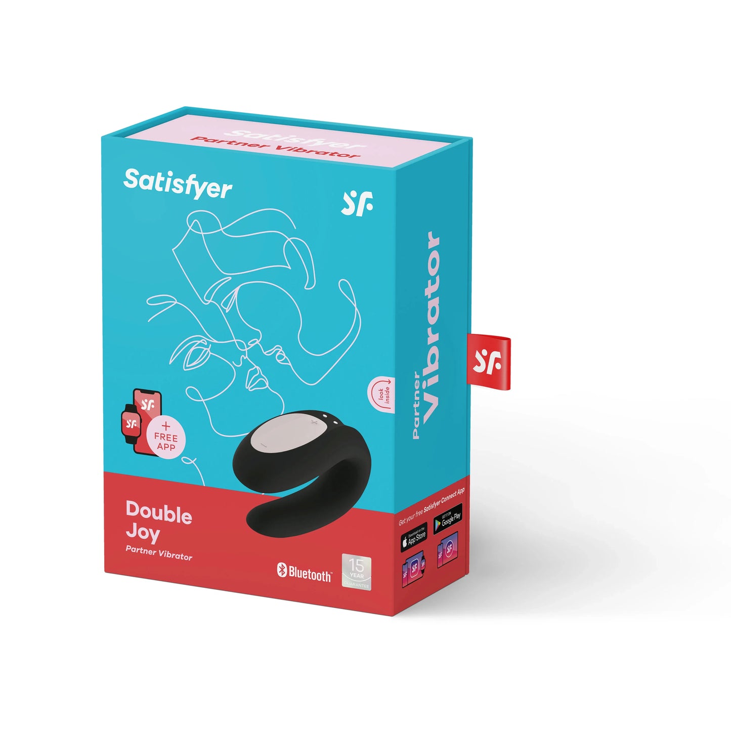 Satisfyer Double Joy – App-Enabled Remote-Controlled Couples Vibrator > Sex Toys > Couples Toys - Tophatter Daily Deals