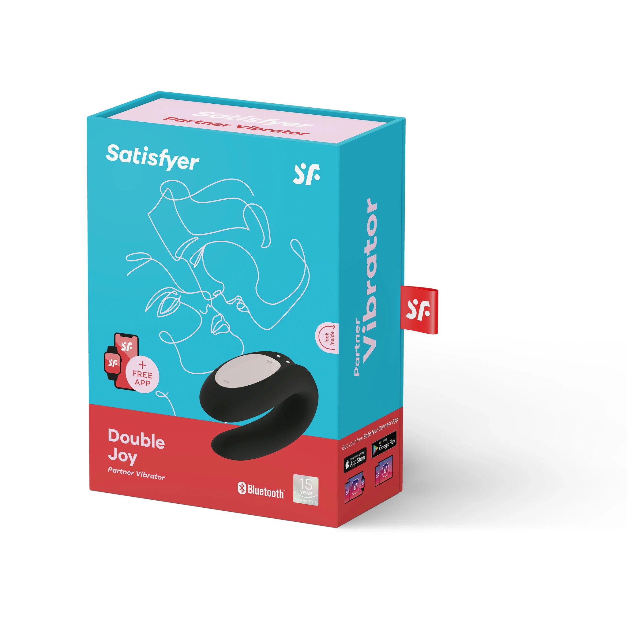 Satisfyer Double Joy – App-Enabled Remote-Controlled Couples Vibrator > Sex Toys > Couples Toys - Tophatter Daily Deals