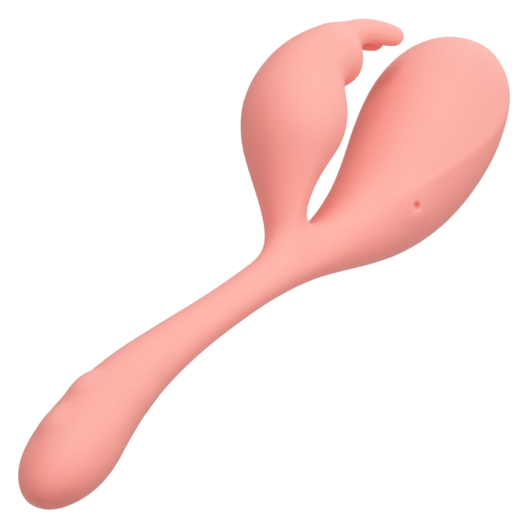 Elle Liquid Silicone Bunny Vibrator in Soft Pink with 10 Vibration Functions and Flexible Body > Vibrators > Ladies > Rabbit - Tophatter Daily Deals