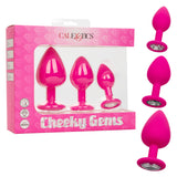 Cheeky Gems – Anal Training Kit with Three Graduated Anal Plugs > Anal Range > Butt Plug Kits - Tophatter Daily Deals