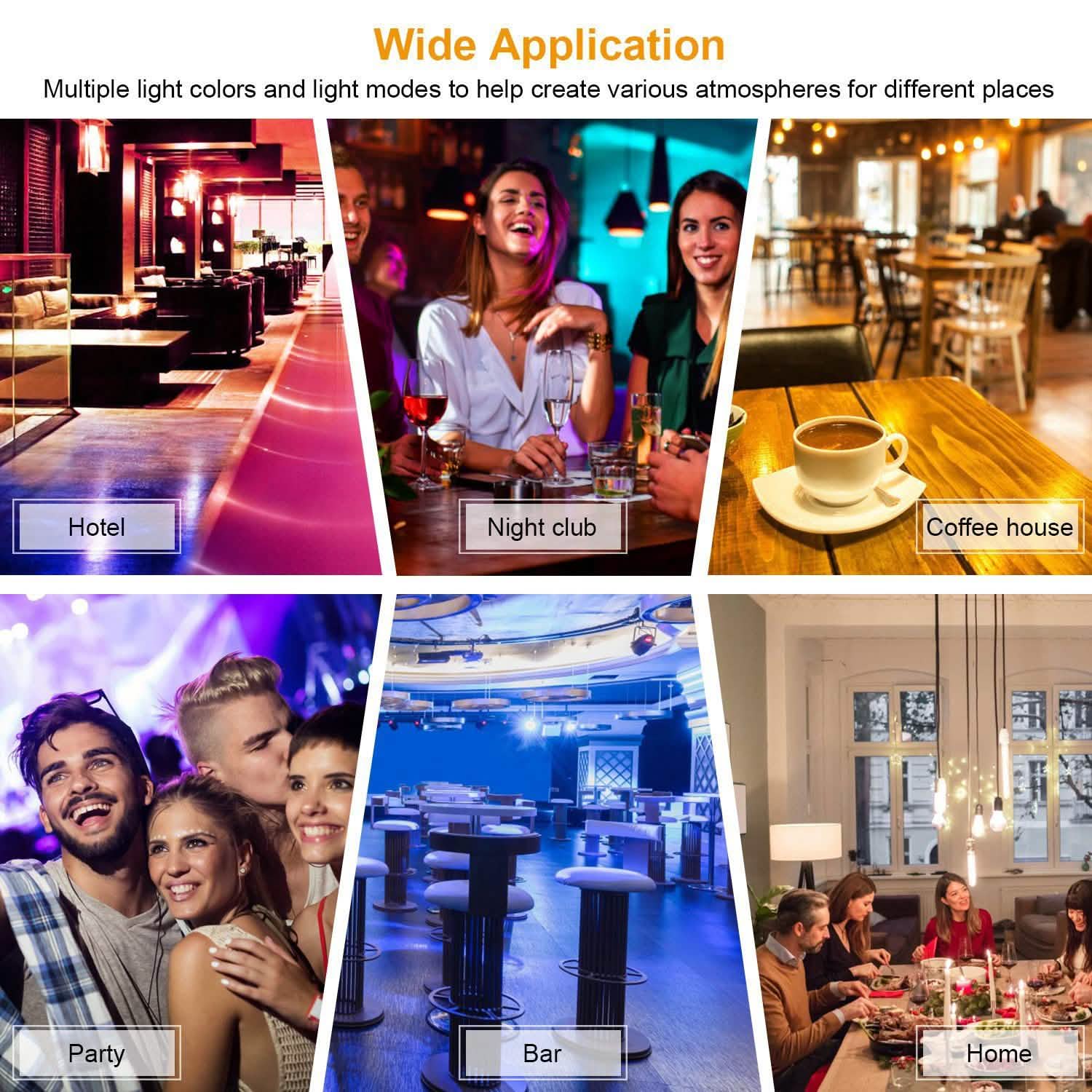 9W LED Light Bulb E27 RGB Lamp Indoor Lighting - Tophatter Daily Deals