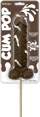 Cum Pops Dark Chocolate – Pecker Shaped Chocolate Lollipop > Novelties > Candy & Edible Items - Tophatter Daily Deals