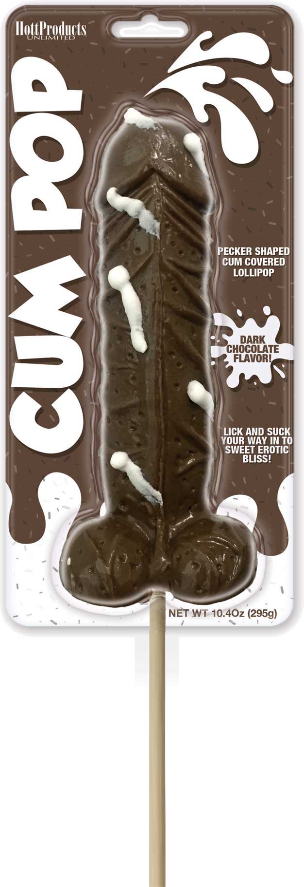 Cum Pops Dark Chocolate – Pecker Shaped Chocolate Lollipop > Novelties > Candy & Edible Items - Tophatter Daily Deals