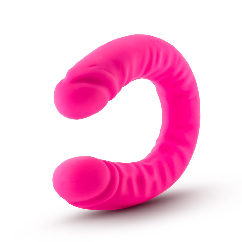 Ruse Silicone Slim 18in Hot Pink Double Dong 1.5in Wide > Dildos > Double Dildos - Tophatter Daily Deals