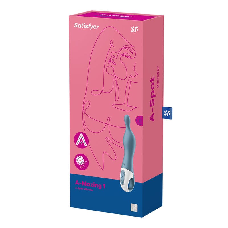 A-mazing 1 Vibrator Blue for Precise A-Spot Stimulation > Sex Toys For Ladies > G-Spot Vibrators - Tophatter Daily Deals