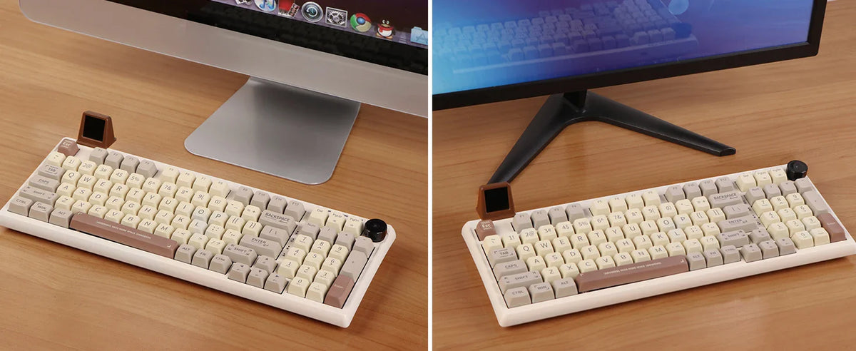 Mechanical Keyboard 97Key 95 Percent Gasket Mini Display - Tophatter Daily Deals
