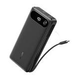 Anker Power Bank (20K, 87W, Built-In USB-C Cable) Black Batteries & Power Accessories - Tophatter Daily Deals