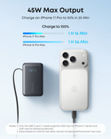 Anker Nano Power Bank (10K, 45W, Built-In Retractable USB-C Cable) Batteries & Power Accessories - Tophatter Daily Deals