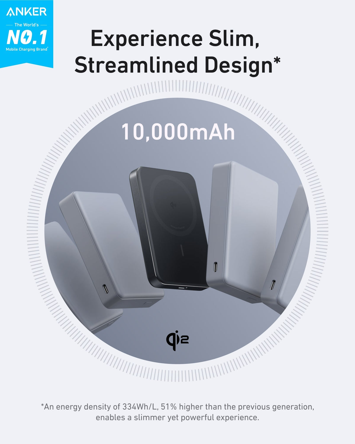 Anker MagGo Power Bank (10K, Slim) Batteries & Power Accessories - Tophatter Daily Deals