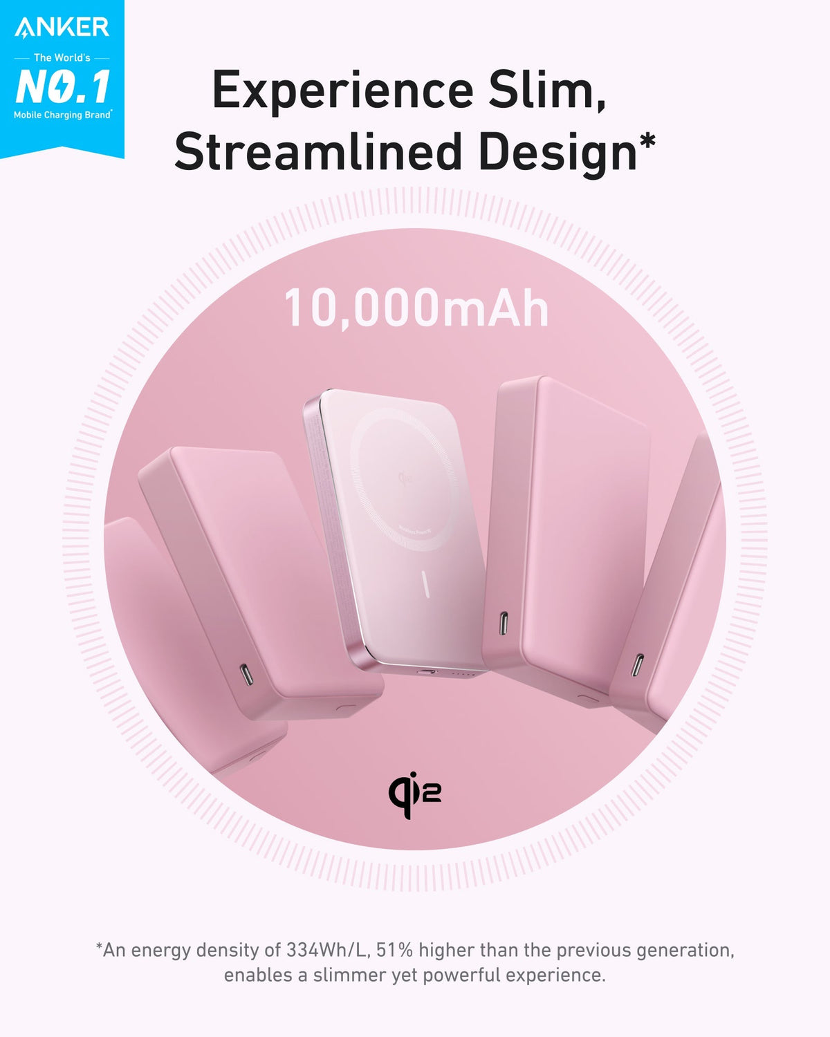 Anker MagGo Power Bank (10K, Slim) Batteries & Power Accessories - Tophatter Daily Deals